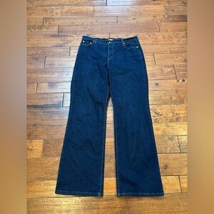Vintage Levi's 512 Perfectly Slimming Bootcut Blue Jeans Womens Size 16 M